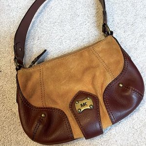 Michael Kors Suede and Leather Mini Bag